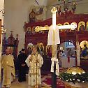 Освећен крст у манастиру Раковцу