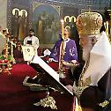 Serbian Patriarch Patriarch celebrated in the Cathedral church