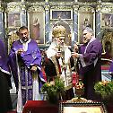 Serbian Patriarch Patriarch celebrated in the Cathedral church