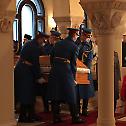 The body of the Serbian Patriarch Irinej of blessed repose transferred from the Patriarchal Palace to the Belgrade Cathedral