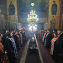 Епископ Атанасије на опелу врлог верника Сава Видаковића