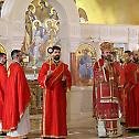 Владика Стефан служио свету Литургију и помен на гробу патријаха Иринеја у крипти храма Светог Саве