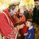 Bishop Stefan served the Holy Liturgy and the memorial service on the tomb of the Patriarch Irinej in the crypt of the Saint Sava Cathedral