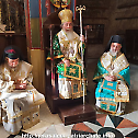 Patriarch Of Jerusalem Theophilos Celebrates The Divine Liturgy On Sarantarion Mount