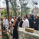 Bishop Maxim celebrates Liturgy and the memorial service to Bishop Atanasije in Tvrdos Monastery
