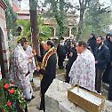 Bishop Maxim celebrates Liturgy and the memorial service to Bishop Atanasije in Tvrdos Monastery