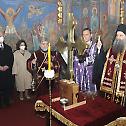 Patriarch Porfirije Consecrates Holy Cross for Royal Chapel of Saint Andrew the First Called