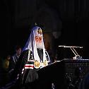 Патријарх Кирил служио вечерње у цркви Христа Спаситеља у Москви