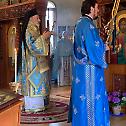 Bishop Irinej Celebrated the Feast of Annunciation in Elizabeth