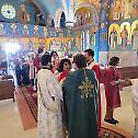 Bishop Maxim visits Saint Sava Church in San Gabriel, California