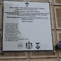 Освештана спомен-плоча посвећена страдалима у бомбардовању Новог Сада