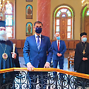 Warm Welcome to the Minister of Tourism Mr. Theoharis by the Alexandrian Primate