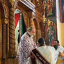 His Beatitude the Patriarch of Jerusalem Celebrates the Divine Liturgy in Ein Karem