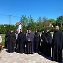 Руска делегација у манастиру Јасеновцу