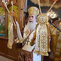 Patriarch of Jerusalem celebrates The Divine Liturgy in Reine