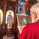 Мошти Светог Нектарија Егинског у Бусијама