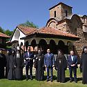 Presidents of Serbian and Bulgaria in Poganovo Monastery