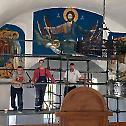 Настављено осликавање цркве Светог Саве у Боцвани