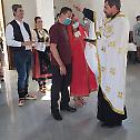 Прво венчање у цркви Светог Саве у Габорону, Боцвана 