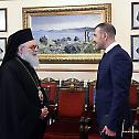 Patriarch John X received at the Patriarchal Headquarters in Damascus the new Serbian Ambassador to Syria