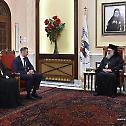 Patriarch John X received at the Patriarchal Headquarters in Damascus the new Serbian Ambassador to Syria