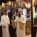 Патријарх Порфирије богослужио у храму Светог Василија Острошког на Бежанијској коси