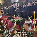 Patriarch Porfirije served the funeral service to Bishop Lavrentije of blessed repose