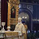 На празник Рођења Христовог патријарх Кирил служио Литургију у Саборном храму Христа Спаситеља 