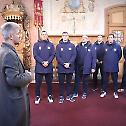 Рукометаши Србије посетили српску цркву у Сегедину