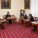 Conversation between Serbian Patriarch Porfirije and Sir Stuart Peach
