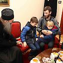 Patriarch Porfirije with refugees from Ukraine (English, Greek, Russian)