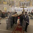 Patriarch Porfirije served Matin of Holy Saturday