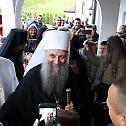 Патријарх Порфирије стигао у манастир Милешеву