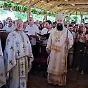 Епископ Иларион богослужуо у манастиру Туману