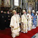 Serbian Patriarch Porfirije handed the Tomos confirming the autocephaly of the Macedonian Orthodox Church – Archdiocese of Ohrid to Archbishop Stefan (English, Greek, Russian)