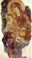 cuvena freska Hristos sa Bogorodicom- pre ostecenja